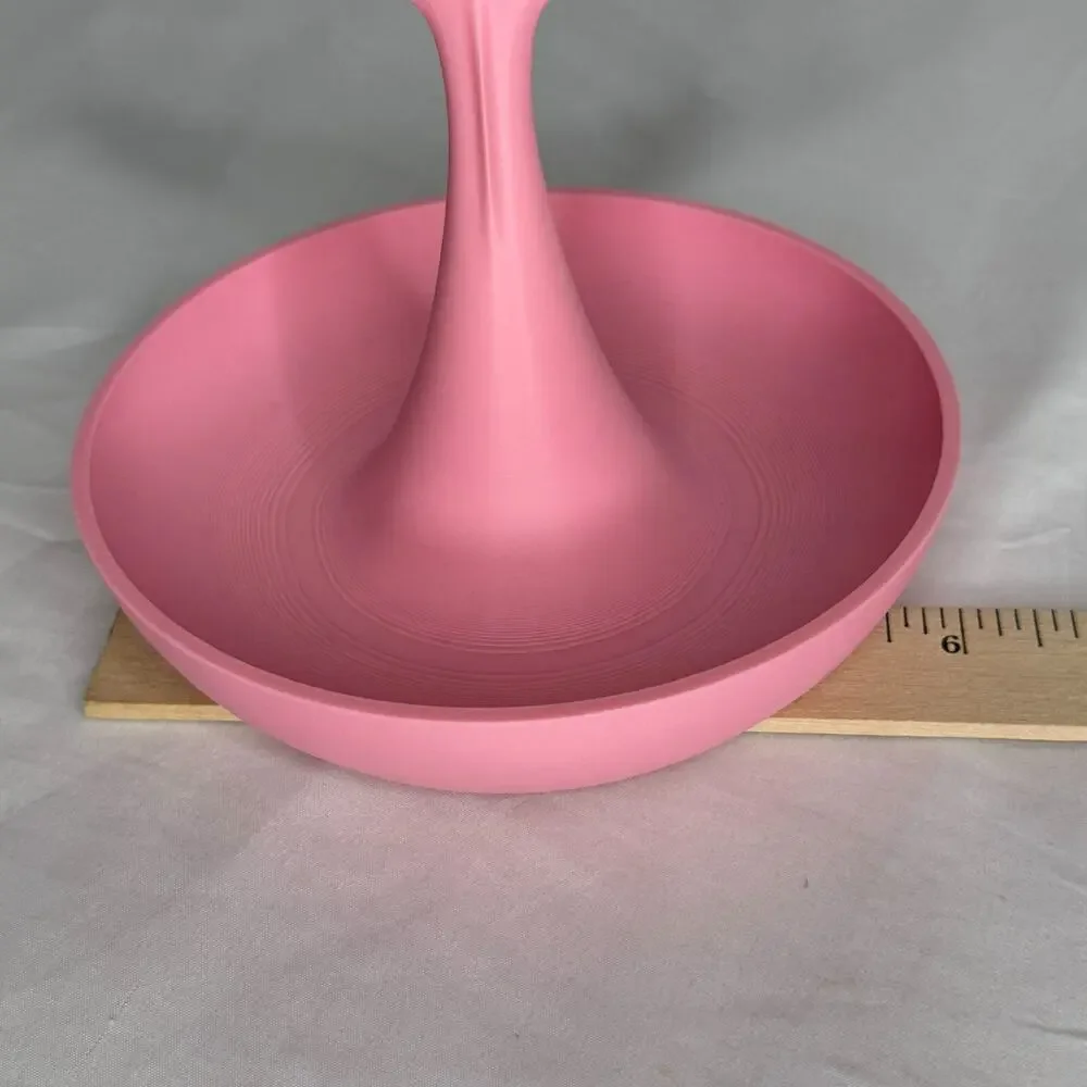 Pink Whale Tail Jewelry Ring Dish Stand Coastal Mermaid Bathroom 6